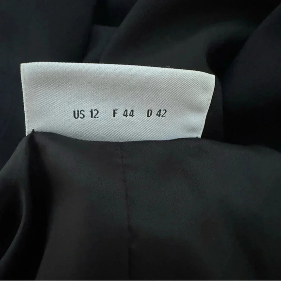 Akris Punto Black Classic Blazer Women Size 12 - Picture 5 of 7